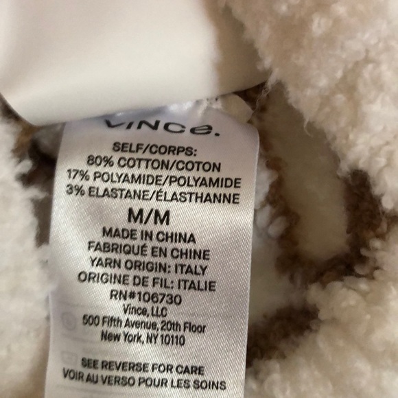 VINCE COTTON BLEND STRIPED SWEATER - Picture 8 of 8